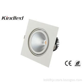 1800lm 34W Square LED Ceiling Downlights 4000K , Beam Angle